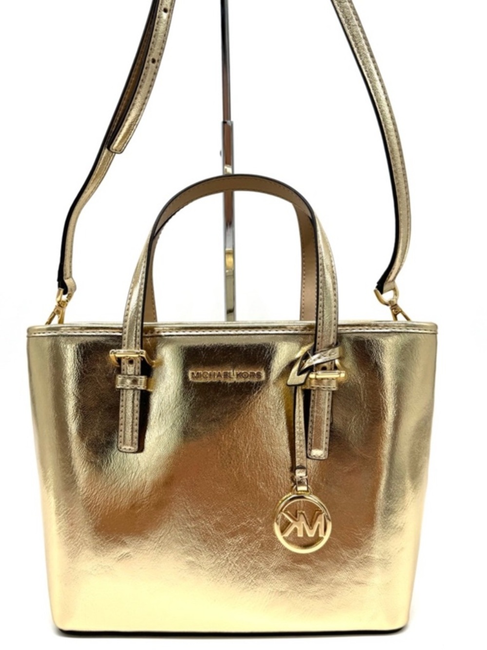 Michael Kors Jet Set Travel XS TZ Tote Bag Gold